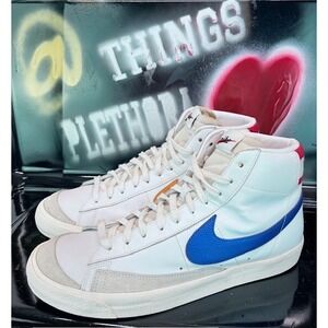 Nike Blazer Mid 77 Vintage White Blue Green Red Sneakers Mens size 13